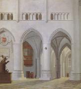 Pieter Jansz Saenredam Interior of the Church of St Bavon at Haarlem (mk05) oil painting on canvas